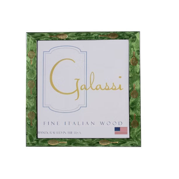 Galassi - Frame - Embossed Burl Wood - 4x4 Green - Tennis - Findlay Rowe Designs
