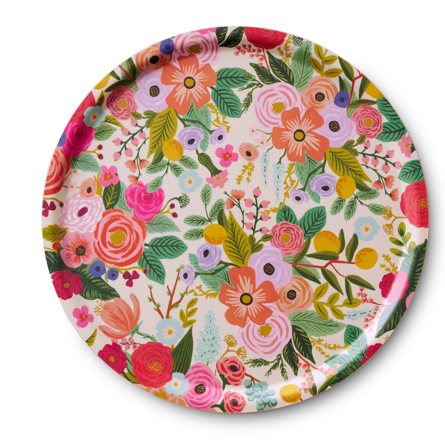 Rifle Paper Co - Garden Party Round Serving Tray - Findlay Rowe Designs