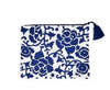 Chinoiserie Chic Embroidered Multipurpose Bag with Tassel Zipper Pull - Findlay Rowe Designs