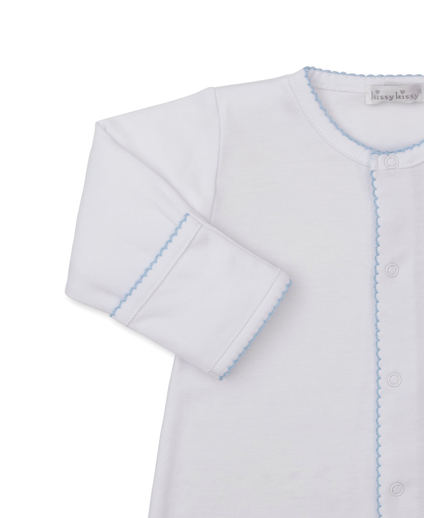 Kissy Kissy - Convertible Gown - Safari Party White Blue - 0-3M