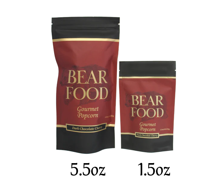 Bear Food - Dark Chocolate Cherry Gourmet Popcorn - 1.5oz - Findlay Rowe Designs