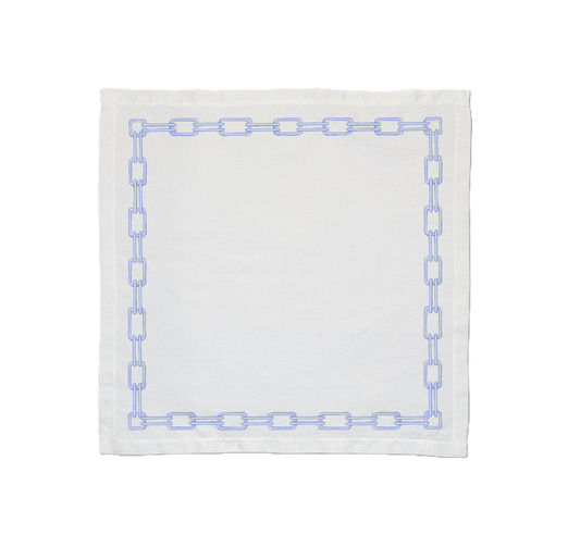 Ramsay Gourd Home - Cloth Napkins - Links Aquamarine - Findlay Rowe Designs