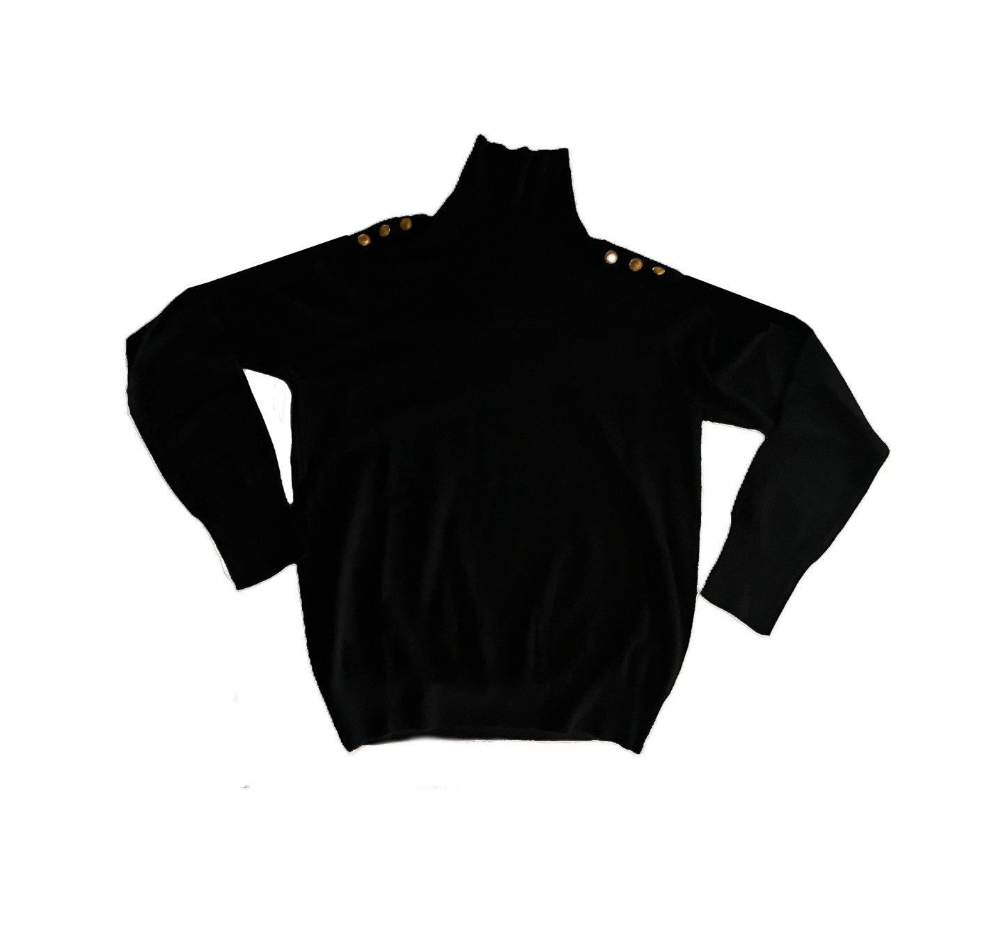 Sweater - Turtleneck Lightweight - Black