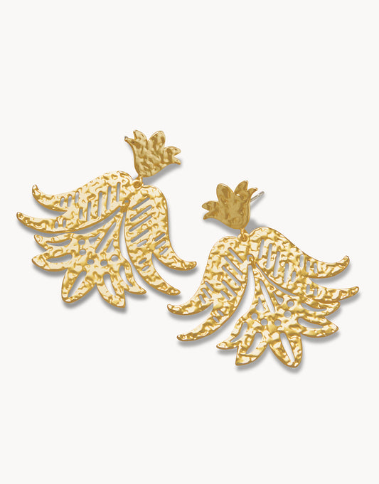 Spartina - Earrings - Gold Thistle - Findlay Rowe Designs