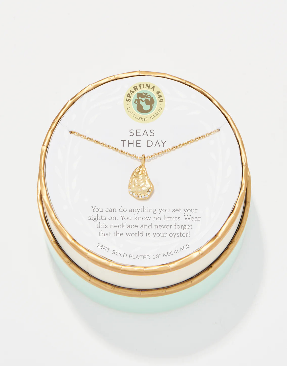 Spartina - Sea La Vie Necklace - Seas the Day/Oyster - Findlay Rowe Designs