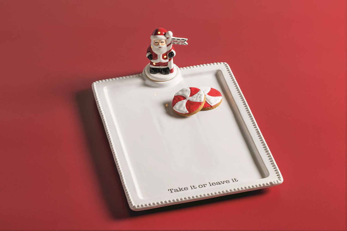 Mud Pie - Light-Up Sitter - Santa North Pole - Findlay Rowe Designs