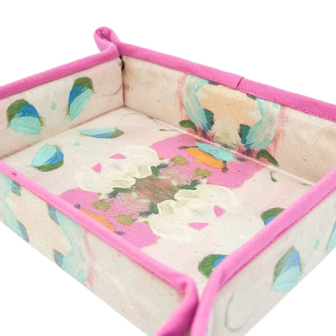 Laura Park - Snap Tray - Monet's Garden - Pink - Findlay Rowe Designs