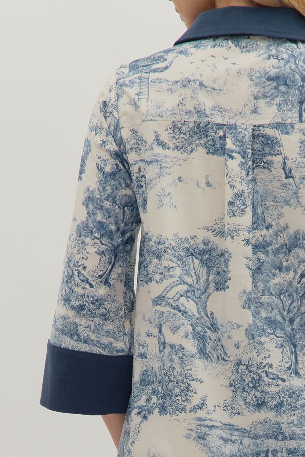 Entro - Dress - Toile Mini - Navy