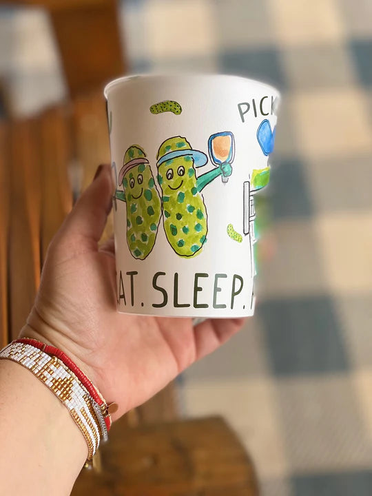Party Cup - Reuseable - Pickle Ball - Findlay Rowe Designs