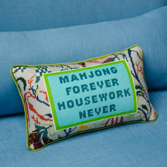 Furbish Studio - Pillow - Mahjong Forever - Findlay Rowe Designs