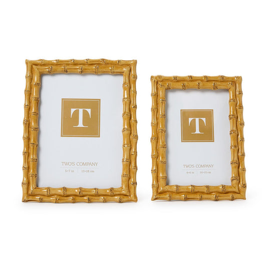 Frame - 4x6 or 5x7 - Blonde Faux Bamboo - Findlay Rowe Designs