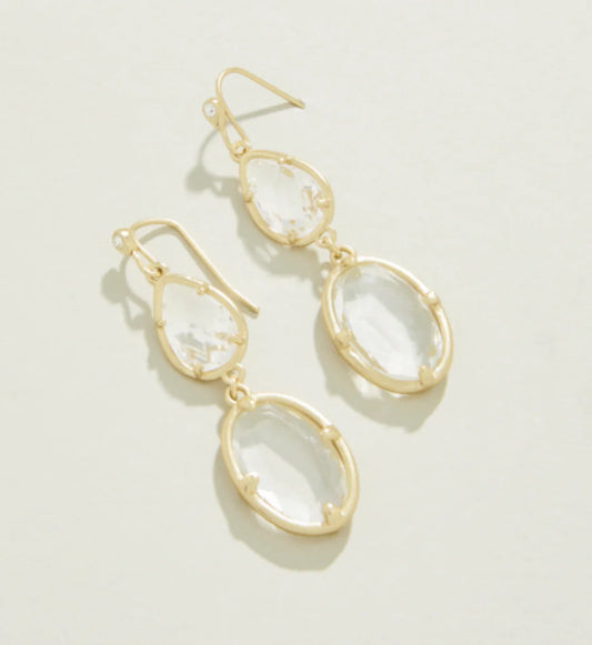 Spartina- Lagoon Gold and Crystal Earring - Findlay Rowe Designs