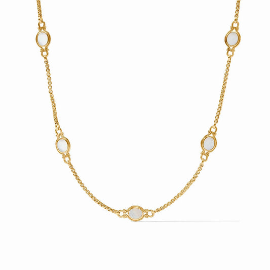 Julie Vos - Necklace - Saratoga Stone Station - Mother of Pearl - Findlay Rowe Designs