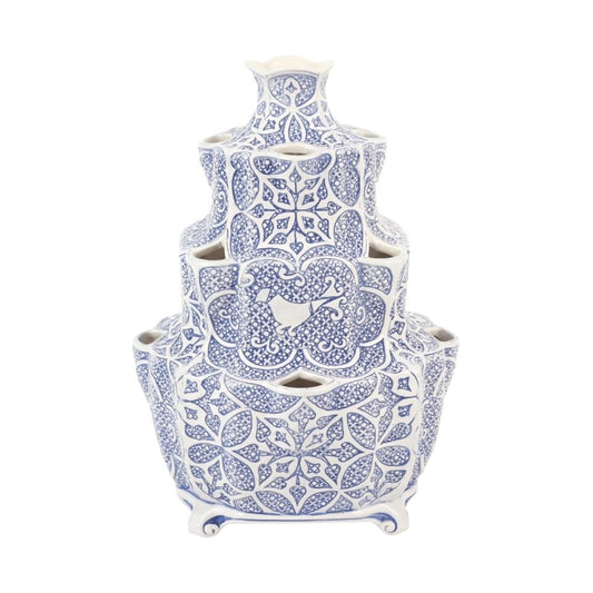 Vietri - Uccello Blu Tulipiere - Findlay Rowe Designs