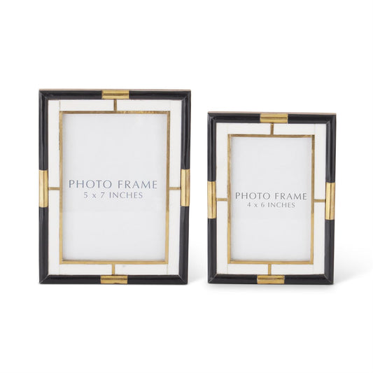 Frame - Tiled - Black Cream & Gold - Findlay Rowe Designs