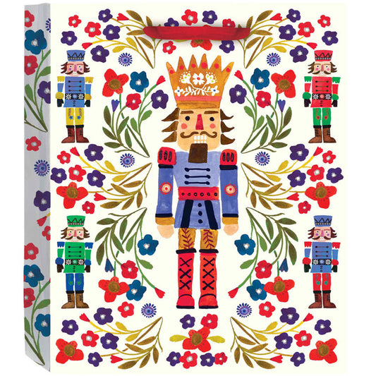 Gift Bag - Festive Nutcracker - Medium