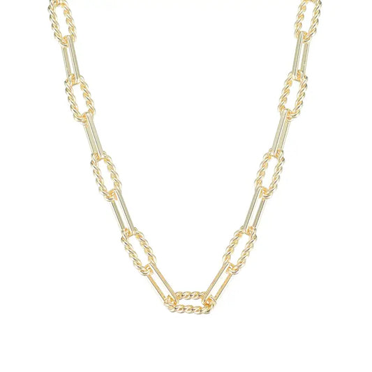 Natalie Wood - Necklace - She's Spicy - Mini Chain Link - Gold - Findlay Rowe Designs