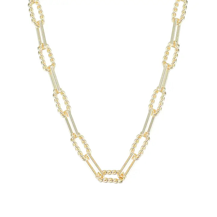 Natalie Wood - Necklace - She's Spicy - Mini Chain Link - Gold - Findlay Rowe Designs
