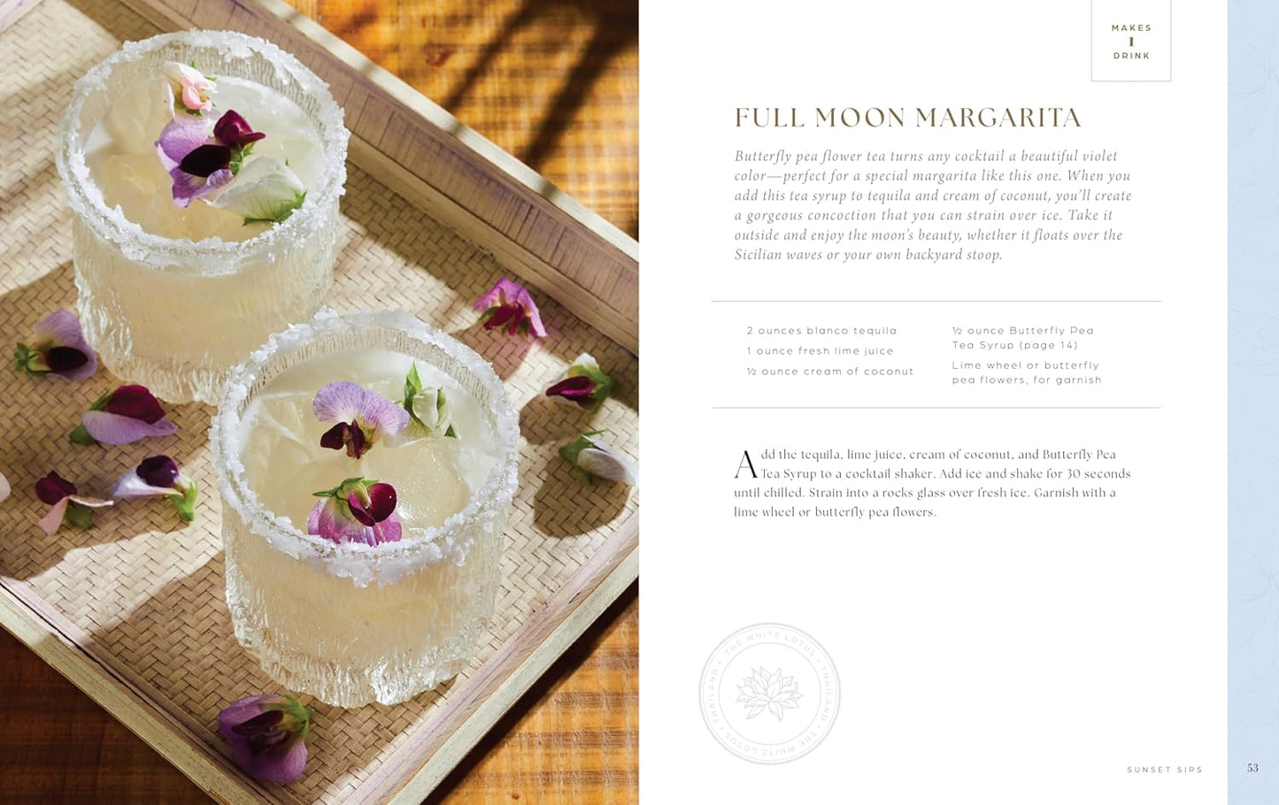 The White Lotus Official Cocktail Collection - Findlay Rowe Designs