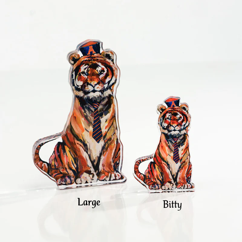 Lauren Dunn - Gameday Acrylic - Auburn Tiger - Bitty - Findlay Rowe Designs