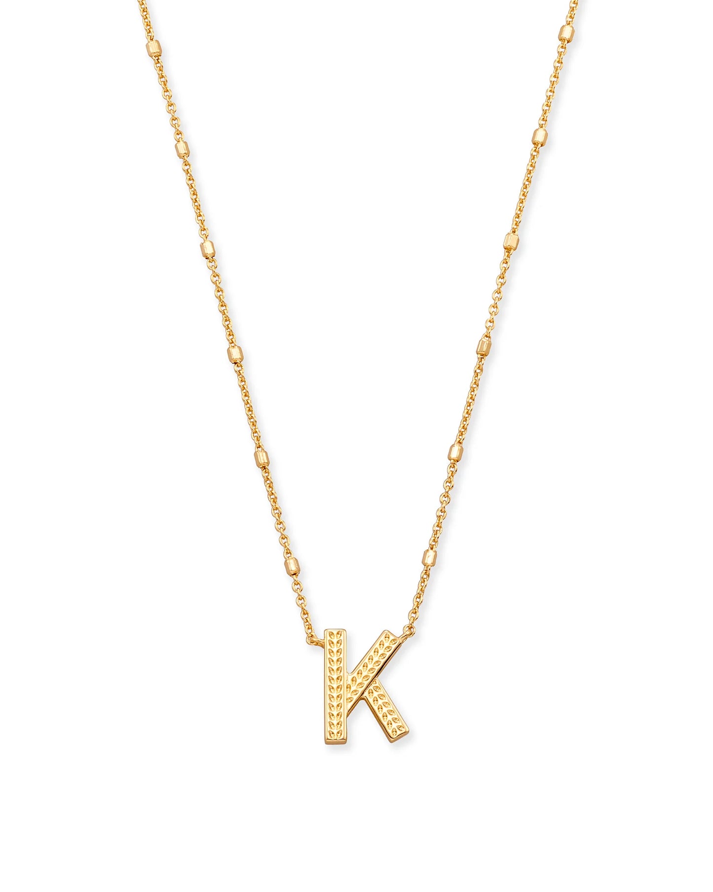 Kendra Scott - Necklace - Letter Pendant - Gold - Findlay Rowe Designs