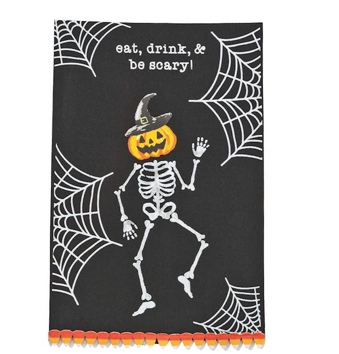 Mud Pie - Halloween Cloth Towel - Trimmed - Findlay Rowe Designs