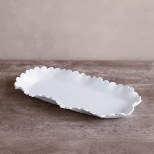 Beatriz Ball - Vida Colette Large Oblong Platter - White - Findlay Rowe Designs