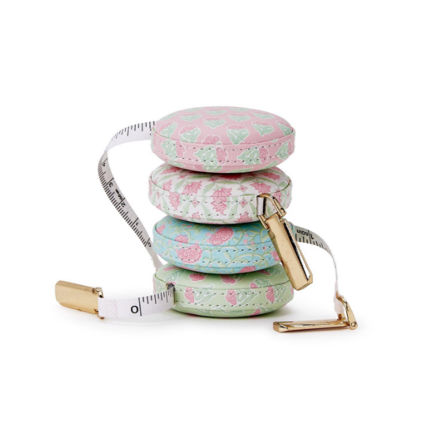 Two's Company - Floral Block Print Measuring Tape - Findlay Rowe Designs