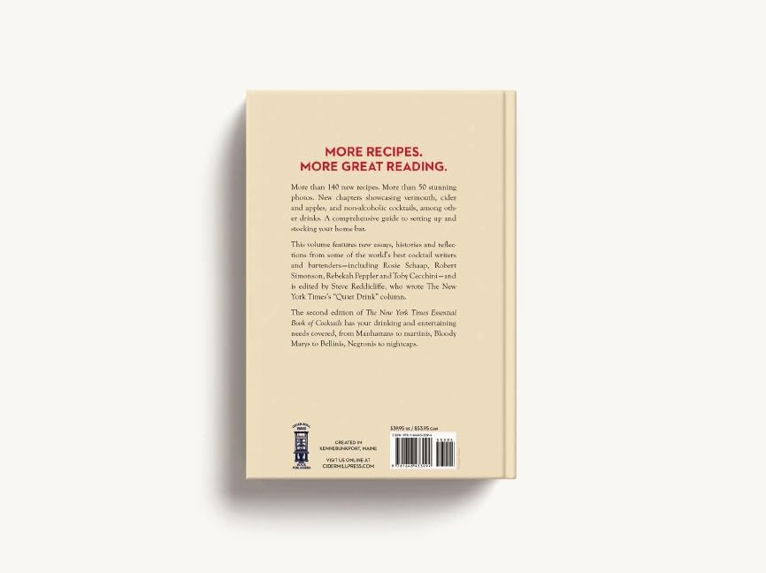 The New York Times Essential Book of Cocktails (Second Edition) - Findlay Rowe Designs