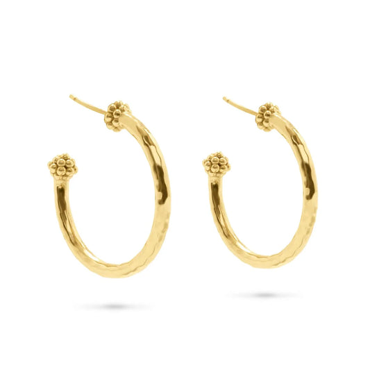 Capucine de Wulf - Earring - Berry Slice Medium Hoop - Gold - Findlay Rowe Designs