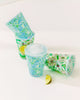 Lilly Pulitzer - 14oz Cups- Set of 6- Blossom Views and Hydra Blue Dandy Lyons - Findlay Rowe Designs