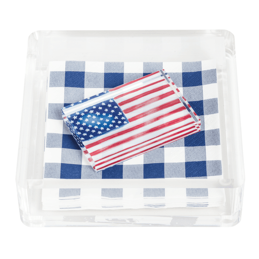 Mud Pie - Cocktail Napkin Set- USA Flag - Findlay Rowe Designs