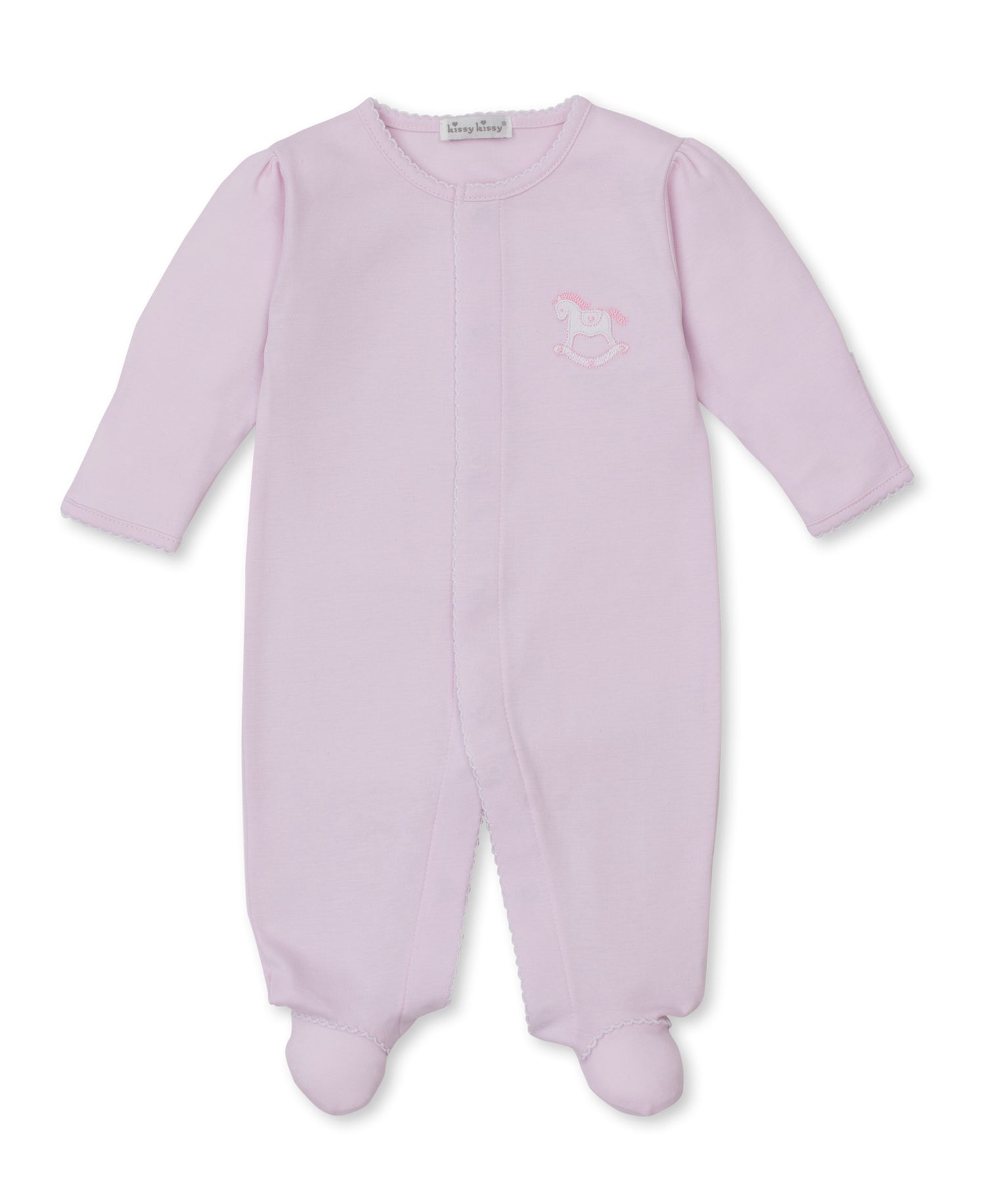 Kissy Kissy - Zip Footie - Riding Rockers - 3-6 Month - Pink - Findlay Rowe Designs