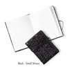 Journal - Woven Leather - Black - Findlay Rowe Designs