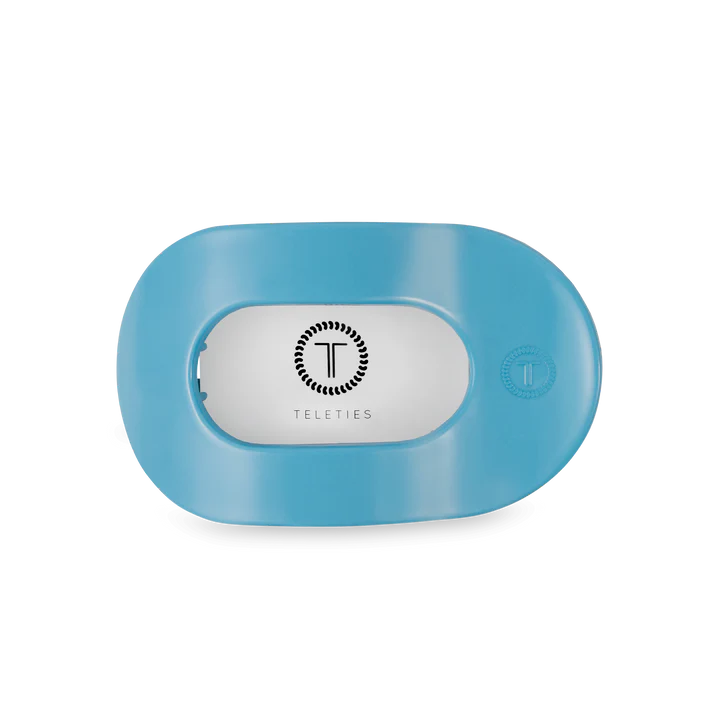 Teleties - Medium Flat Round Hair Clip - Summer Sky - Findlay Rowe Designs