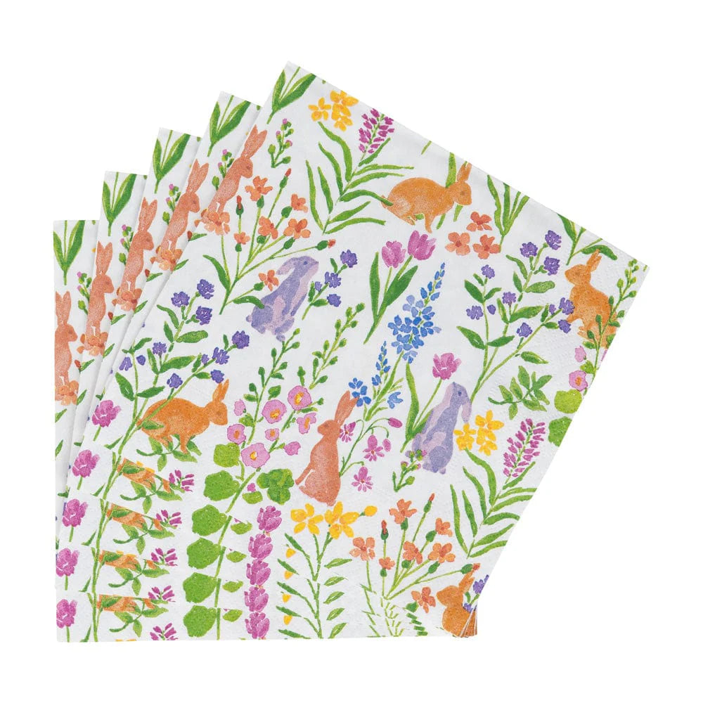 Caspari - Luncheon Napkins - Bunny Field - Findlay Rowe Designs