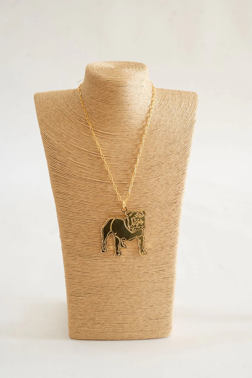Lisi Lerch - Necklace - Extra Large Flat Bulldog Charm