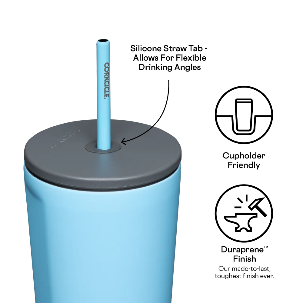 Corkcicle- COLD CUP INSULATED TUMBLER in Santorini - Findlay Rowe Designs