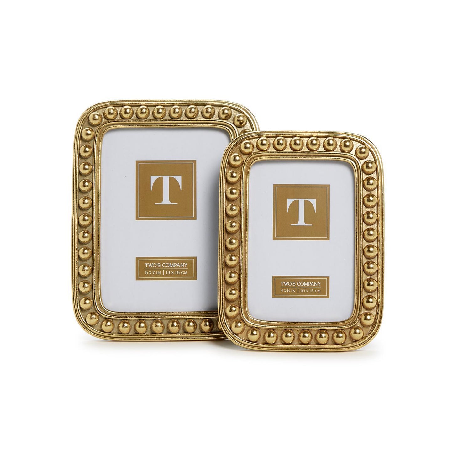 4x6 or 5x7 Gold Ball Frame