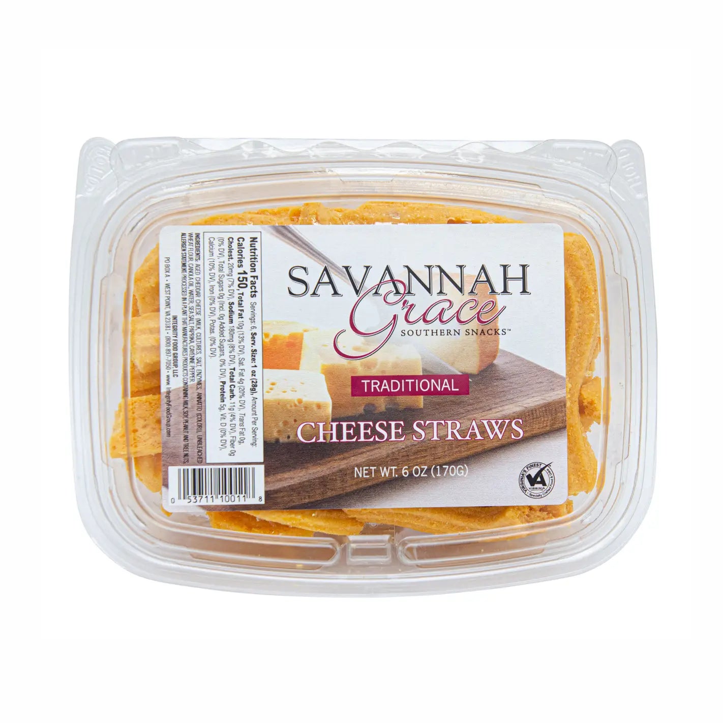 Savannah Grace - Cheese Straws - 6oz - Findlay Rowe Designs