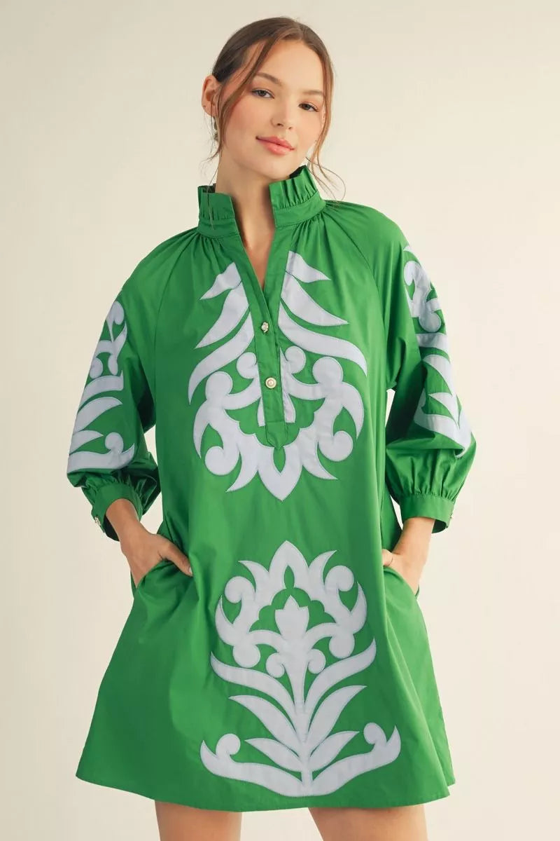 Jodifl - Dress Mini - Baroque Applique