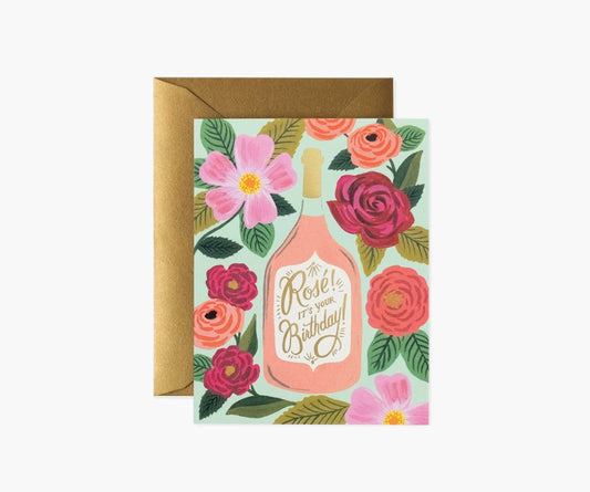 Rifle Paper Co - Greeting Card - Rosé It's Your Birthday - Findlay Rowe Designs