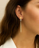 Natalie Wood - Earrings - Legacy Cross Drop - Gold - Findlay Rowe Designs