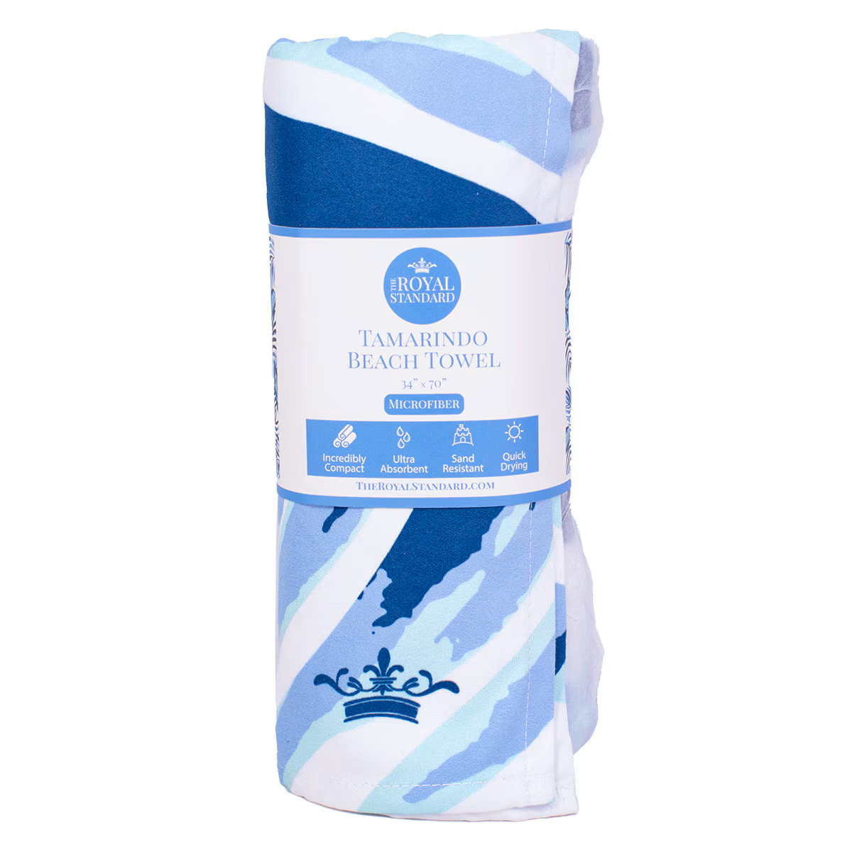 The Royal Standard - Tamarindo Beach Towel - Royal - Findlay Rowe Designs