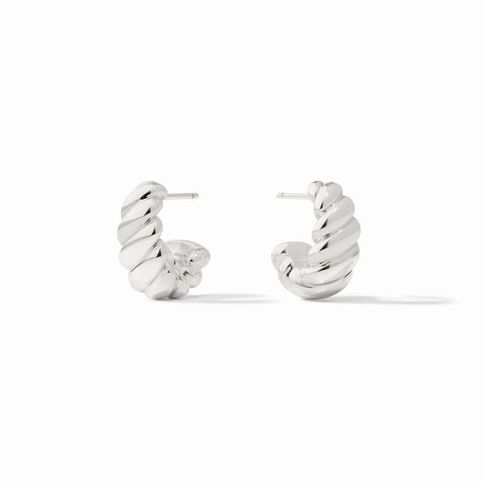 Julie Vos - Earrings - Ravello Statement - Silver