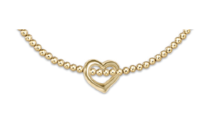 Enewton - Extends - Classic Gold 2.5mm Bead Bracelet - Love Charm - Findlay Rowe Designs