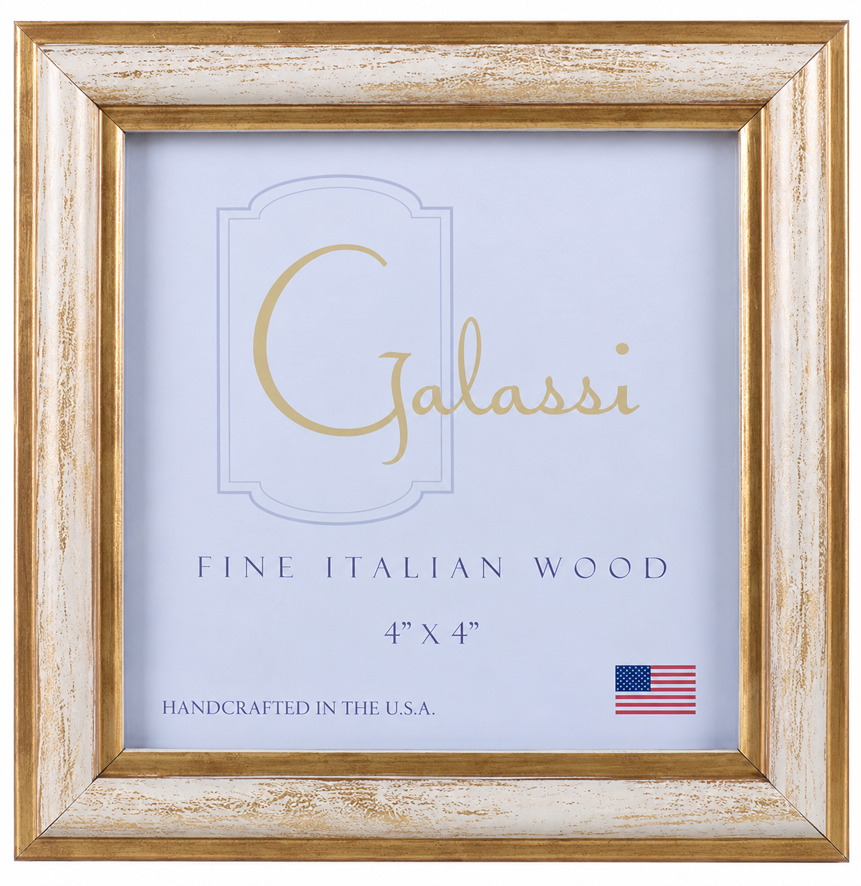 Galassi - 4x4 Frame - Dune Cream and Gold - Findlay Rowe Designs
