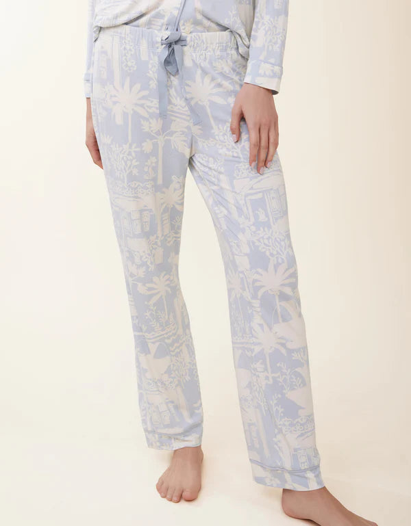Spartina 449 - Pajama Pant - Palm Scene Blue - Findlay Rowe Designs