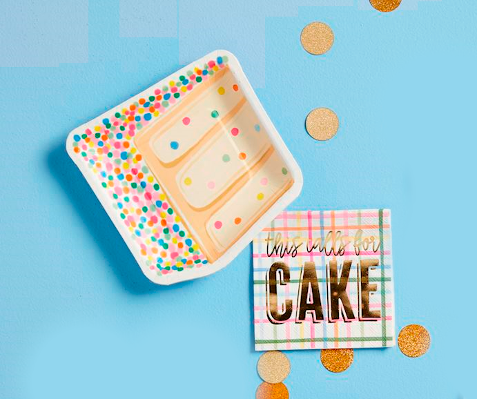 Mud Pie - Paper Plate Set - Birthday