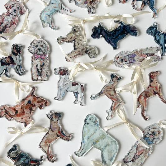 Chelsea McShane - Acrylic Ornament - Dogs